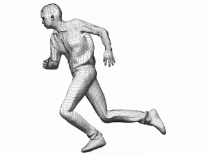 game ready character - rigged man 3D Model