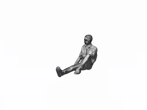 game ready character - rigged man 3D Model