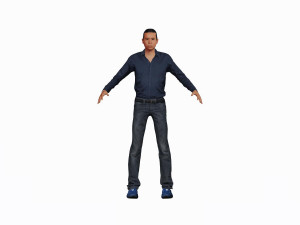 game ready character - rigged man 3D 모델