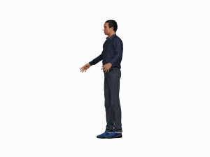 game ready character - rigged man 3D 모델