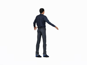 game ready character - rigged man 3D 모델