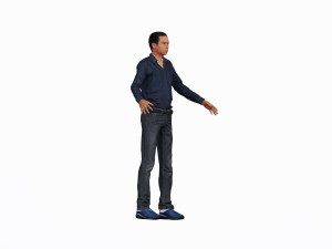 game ready character - rigged man 3D 모델