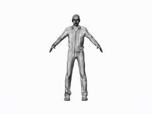 game ready character - rigged man 3D 모델