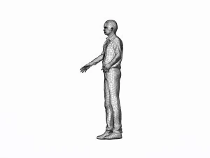 game ready character - rigged man 3D Model