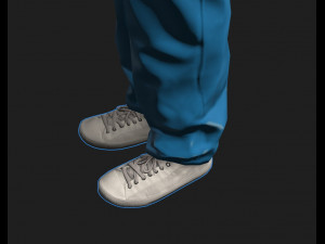 nurse woman-rigged 3d game character Modelo 3D