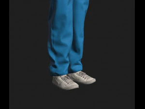 nurse woman-rigged 3d game character 3D Model