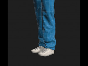 animated nurse woman-rigged 3d game character 3D Модель