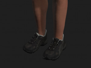 animated african sportsman -rigged 3d game character 3D Model
