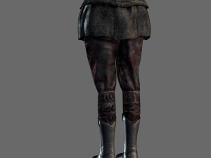 animated elf woman-rigged 3d game character Model 3D