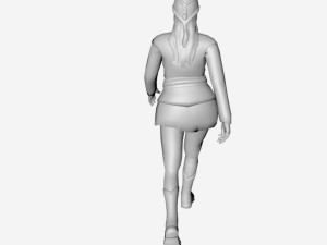 elf statue Modello 3D