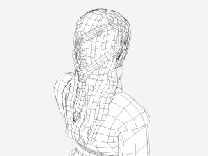 elf statue Modello 3D