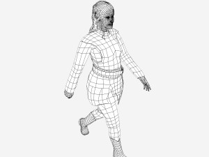 elf statue Modello 3D