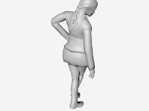 elf statue 3D 模型