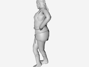 elf statue 3D 模型