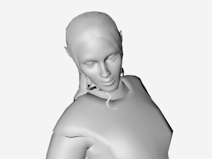 elf statue 3D 模型