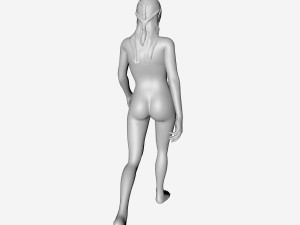 elf statue Modèle 3D