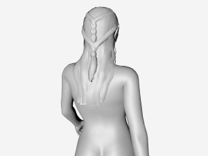 elf statue Modèle 3D