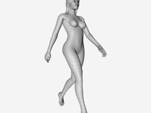 elf statue Modèle 3D