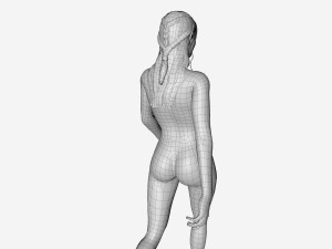 elf statue Modèle 3D