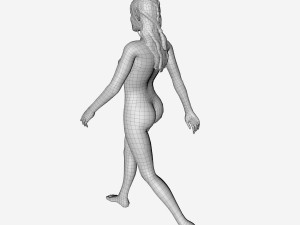 elf statue Modèle 3D