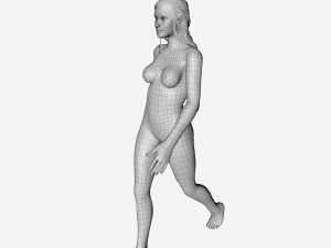 elf statue Modèle 3D