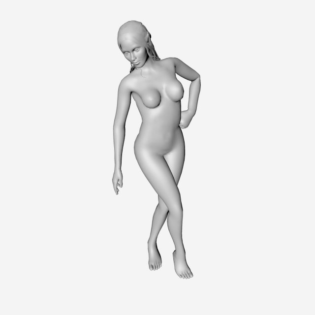 elf statue 3D Model .c4d .max .obj .3ds .fbx .stl .blend 