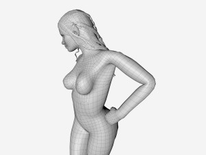 elf statue 3D Model