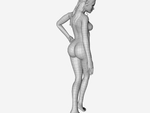 elf statue 3D Model