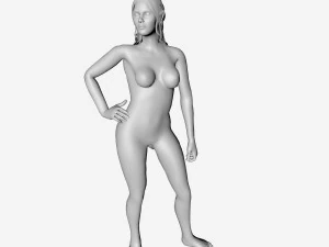elf standbeeld 3D Model