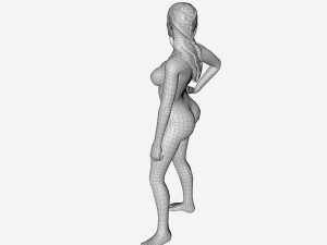 elf statue Modelo 3D