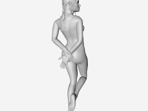 elf statue Modèle 3D