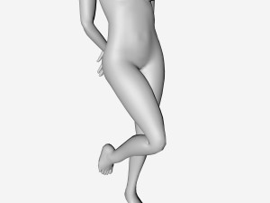 elf statue Modèle 3D