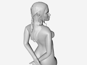 elf statue Modèle 3D