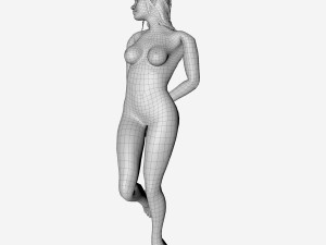 elf statue Modèle 3D