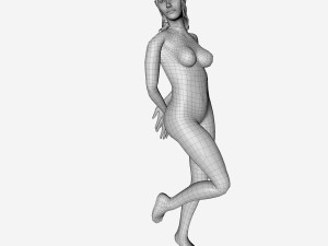 elf statue Modèle 3D