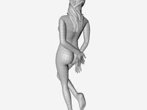 elf statue Modèle 3D