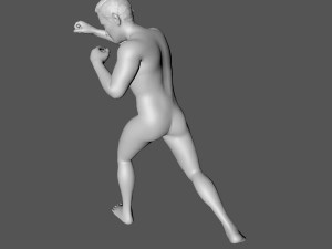 decorative man sculpture 3D 모델