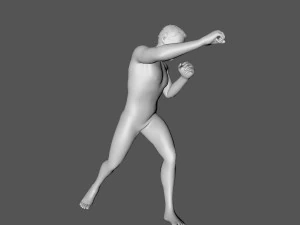 decorative man sculpture 3D Model