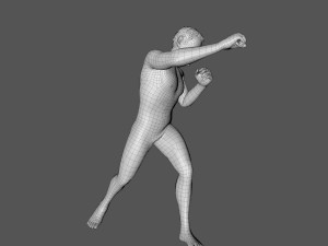 decorative man sculpture 3D 모델