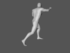 decorative man sculpture 3D 모델