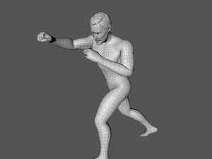 decorative man sculpture 3D 모델