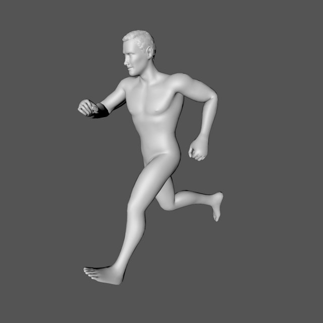 decorative man sculpture 3D 모델 .c4d .max .obj .3ds .fbx .stl .blend 