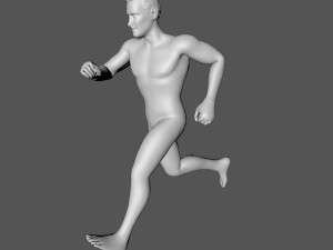 decorative man sculpture 3D 모델