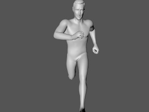 decorative man sculpture 3D 모델