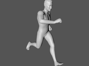 decorative man sculpture 3D 모델