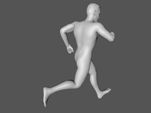 decorative man sculpture 3D 모델