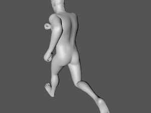decorative man sculpture 3D 모델