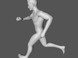 decorative man sculpture 3D 모델
