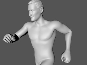 decorative man sculpture 3D 모델