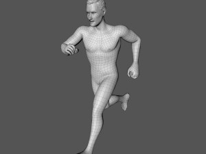 decorative man sculpture 3D 모델